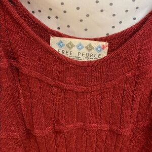 Free People Red Dress